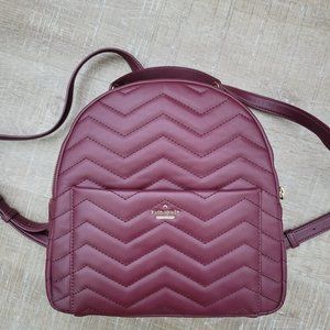 Kate Spade Reese Park Ethel Backpack Purse in Cherrywood
